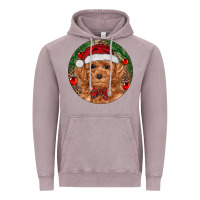 Vintage Zinc Christmas Toy Poodle Vintage Hoodie - RanaPortraitStore