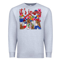 Heather Grey its in my dna dominican republic Premium Sweatshirt - texasbilliewilder