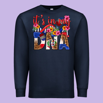 Its In My Dna Dominican Republic Premium Sweatshirt Designed By Texasbilliewilder