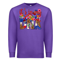 Purple its in my dna dominican republic Premium Sweatshirt - texasbilliewilder