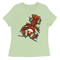 Matcha Christmas crawfish Ladies Tee - FaDigitalArtStudio