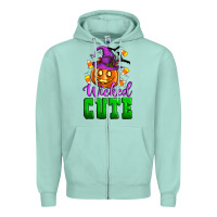 Seafoam Wicked cute Zipper Hoodie - Artiststas