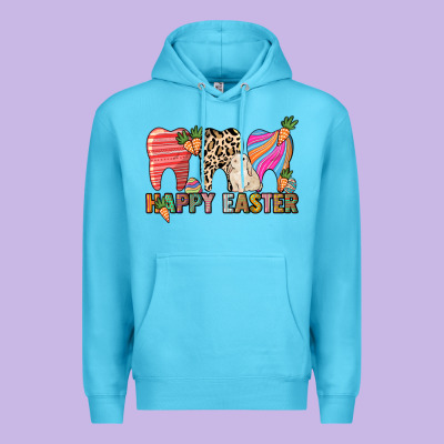 Happy Easter Dental Premium Hoodie Designed By Howdyjamesfarm