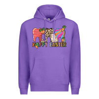 Purple Happy Easter Dental Premium Hoodie - HowdyJamesFarm