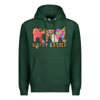 Sports Green Happy Easter Dental Premium Hoodie - HowdyJamesFarm