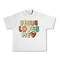 Lunar Rock jesus loves me Urban Heavy Tee - MaliasSmallBusiness