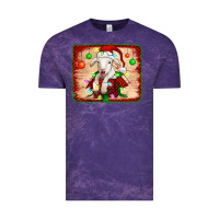 Cloud Purple christmas lamb Vintage Tee - Jasminsmagicworld