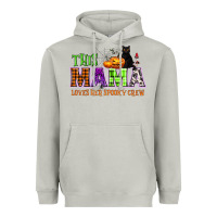 Moon Dust This mama loves her spooky crew Heavyweight Hoodie - NancyCooperArtShop