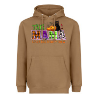 Toasted Coconut This mama loves her spooky crew Heavyweight Hoodie - NancyCooperArtShop