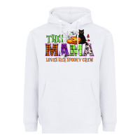 White This mama loves her spooky crew Heavyweight Hoodie - NancyCooperArtShop