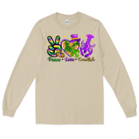 Mushroom peace love crawfish Long Sleeve Tee - NancyCooperArtShop