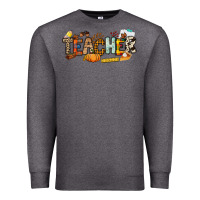 Charcoal Heather Fall Teacher Premium Sweatshirt - NancyCooperArtShop