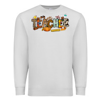 Dove Grey Fall Teacher Premium Sweatshirt - NancyCooperArtShop