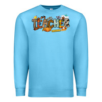Ocean Blue Fall Teacher Premium Sweatshirt - NancyCooperArtShop