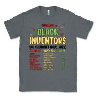 Charcoal Heather black inventors black history Classic Tee - MaliasSmallBusiness