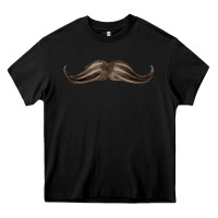 Black brown moustache fa element Heavy Core Tee - FaDigitalArtStudio