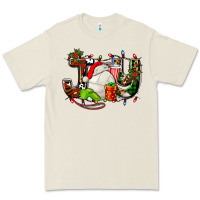 Bone joy with volleyball and santa's hat Premium Tee - AdoDesignShop