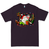 Plum joy with volleyball and santa's hat Premium Tee - AdoDesignShop