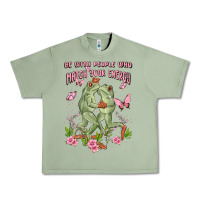 Oil Green be with people who match your energy Urban Heavy Tee - MaliasSmallBusiness
