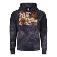 Cloud Black cowhide background Vintage Hoodie - BarkalooDesign