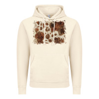 Vintage Artic cowhide background Vintage Hoodie - BarkalooDesign