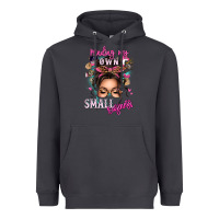Smoke minding my own small business messy bun Heavyweight Hoodie - texasbilliewilder