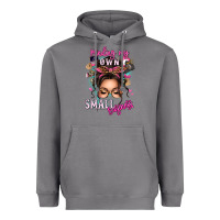 Storm minding my own small business messy bun Heavyweight Hoodie - texasbilliewilder
