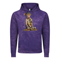 Cloud Purple Baby Baboon Illustrations Vintage Hoodie - LillyAllenDesigns