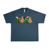 Midnight Navy mama with christmas tree cake ado Urban Heavy Tee - AdoDesignShop