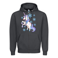 Smoke Winter unicorn Zipper Hoodie - Artiststas