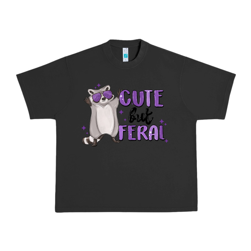 Cute But Feral Urban Heavy Tee by MaliasSmallBusiness | Teevron