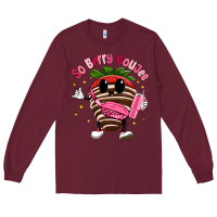 Burgundy so berry buojee Long Sleeve Tee - MaliasSmallBusiness
