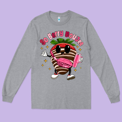 So Berry Buojee Long Sleeve Tee Designed By Maliassmallbusiness