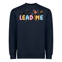 Navy spirit lead me Heavyweight Sweatshirt - MaliasSmallBusiness