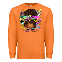 Carrot 80's babe afro messy bun Premium Sweatshirt - texasbilliewilder