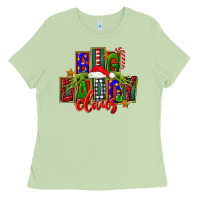 Matcha Christmas big daddy claus Ladies Tee - FaDigitalArtStudio