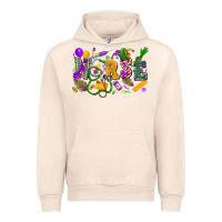 Sandshell Nurse Mardi Gras Urban Hoodie - FaDigitalArtStudio