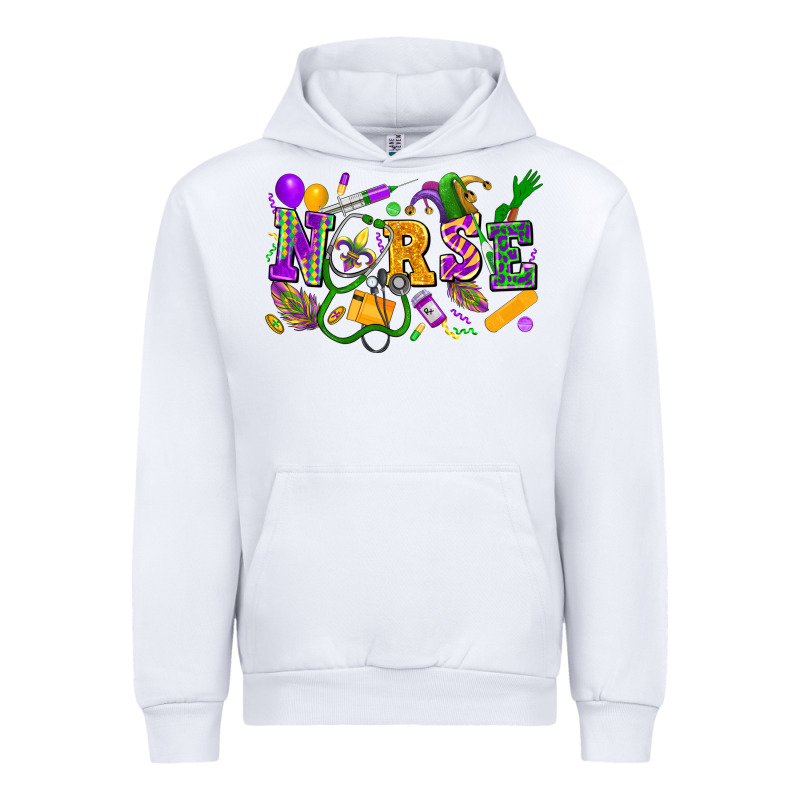 Nurse Mardi Gras Urban Hoodie by FaDigitalArtStudio | Teevron