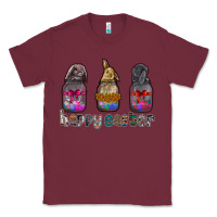 Burgundy Happy Easter Classic Tee - CowhideDigitalArt