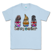 Dusty Blue Happy Easter Classic Tee - CowhideDigitalArt