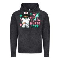 Vintage Black nurse life afro american nurse Vintage Hoodie - BarkalooDesign