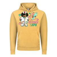 Vintage Mustard nurse life afro american nurse Vintage Hoodie - BarkalooDesign