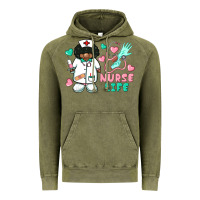 Vintage Olive nurse life afro american nurse Vintage Hoodie - BarkalooDesign