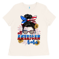 Bone All American Babe 4th of July Ladies Tee - CowGirlArtShop