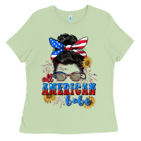 Matcha All American Babe 4th of July Ladies Tee - CowGirlArtShop