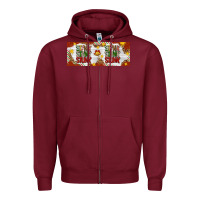 Burgundy Stink stank stunk Zipper Hoodie - Artiststas