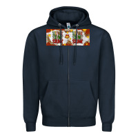 Navy Stink stank stunk Zipper Hoodie - Artiststas