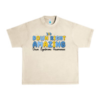 Sandshell down right amazing down syndrome awareness Urban Heavy Tee - MaliasSmallBusiness