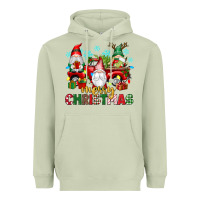 Matcha merry christmas gnome truck Heavyweight Hoodie - texasbilliewilder