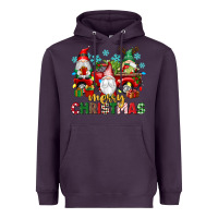 Plum merry christmas gnome truck Heavyweight Hoodie - texasbilliewilder
